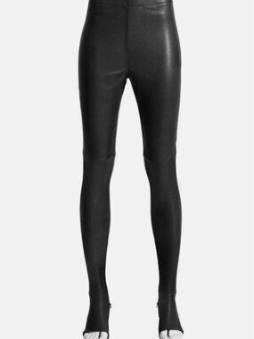 Maison Martin Margiela for H&M black leather leggings